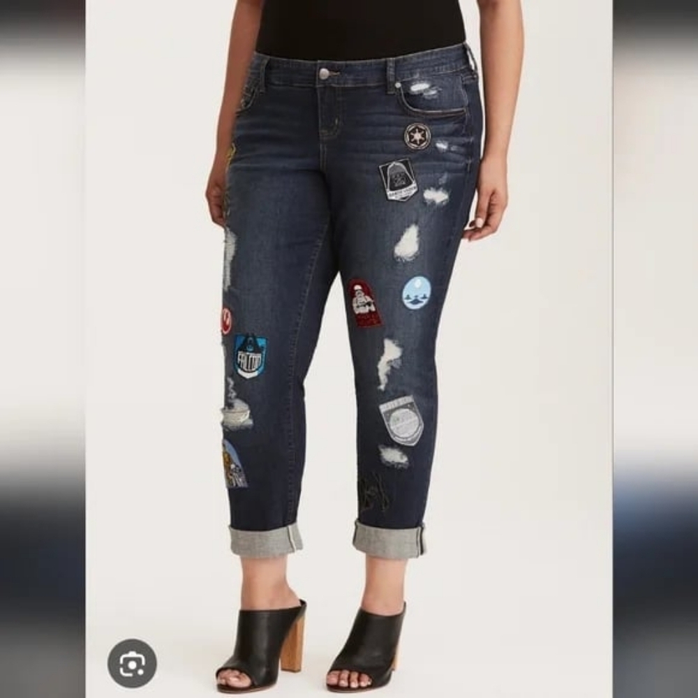 Her Universe X Torrid Star Wars Cropped Jeans